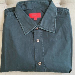 HUGO BOSS Dark Blue Long Sleeve Button Down XXL